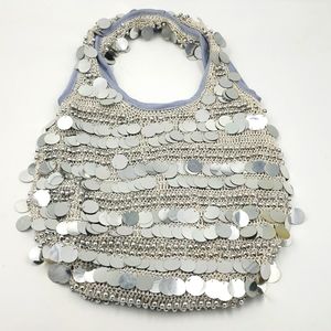 ALDO Silver Sequin Purse